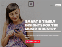 Tablet Screenshot of nextbigsound.com